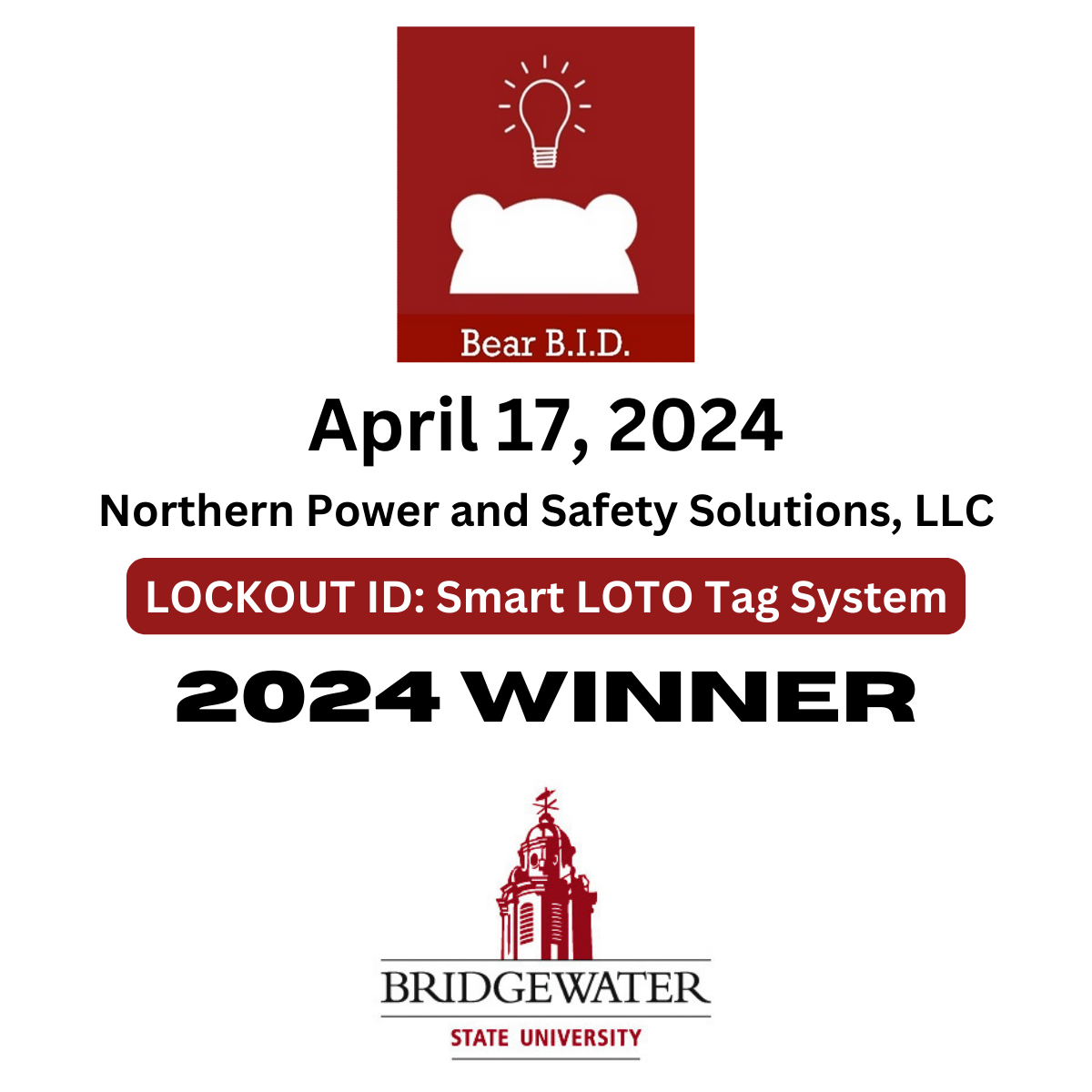 bear bid 2024 winner banner for lcokout id