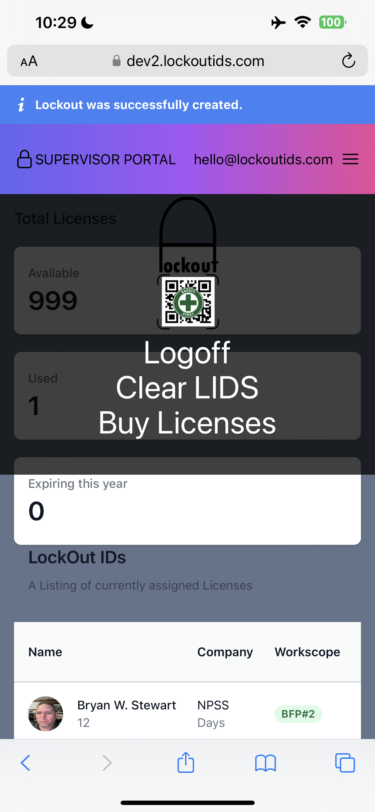 LOCKOUT ID: Smart LOTO Tag System