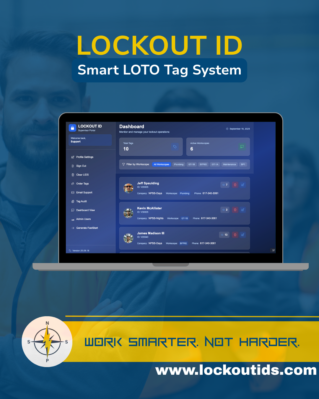 LOCKOUT ID (gen 2): Smart LOTO Tag System