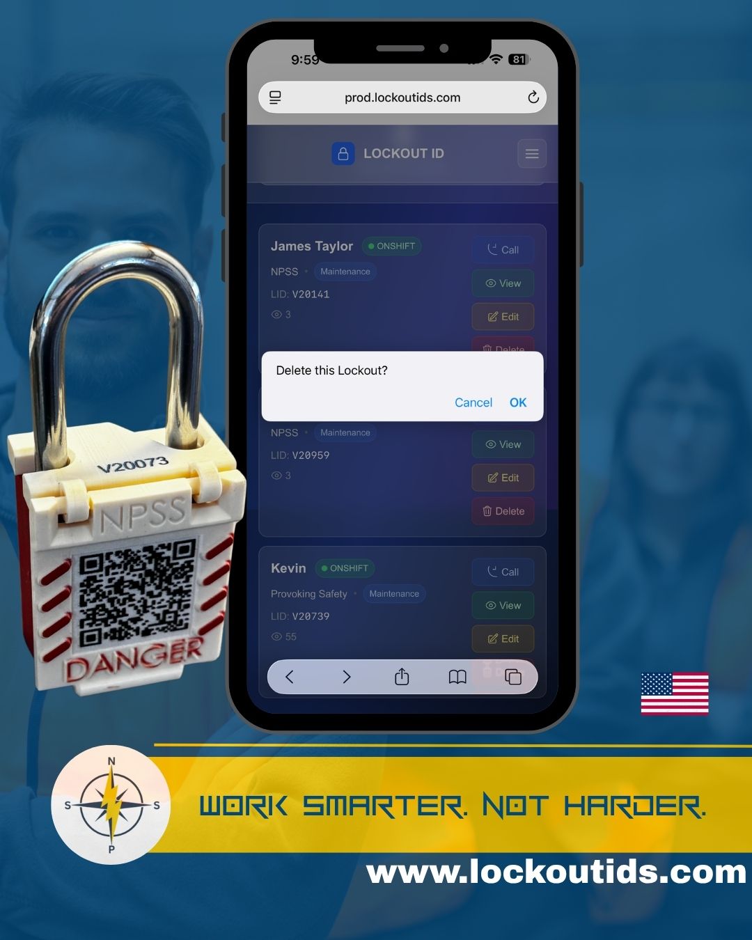 LOCKOUT ID (gen 2): Smart LOTO Tag System