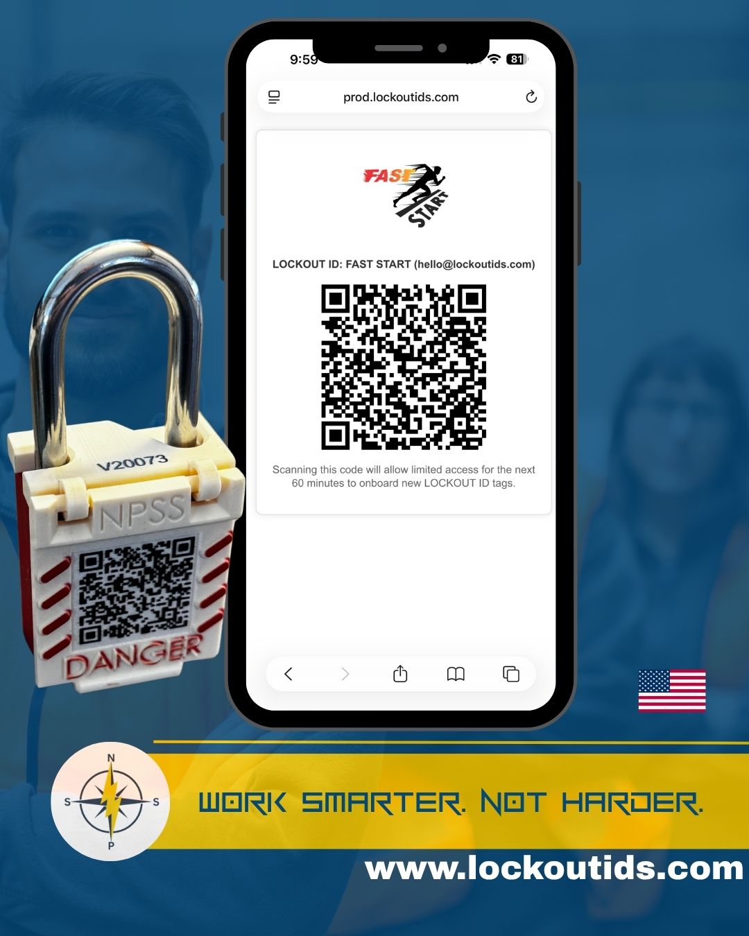 LOCKOUT ID (gen 2): Smart LOTO Tag System