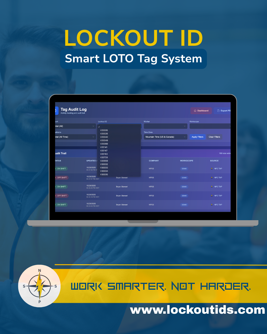 LOCKOUT ID (gen 2): Smart LOTO Tag System
