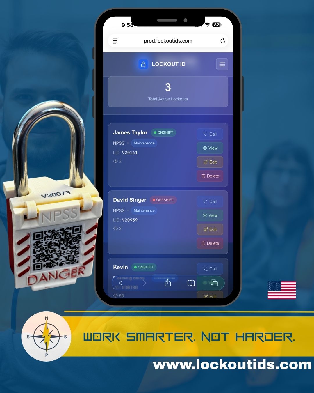 LOCKOUT ID (gen 2): Smart LOTO Tag System